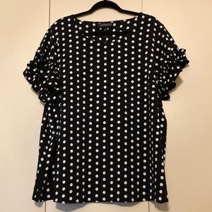 Lane Bryant Flutter Sleeve Blouse Size 22